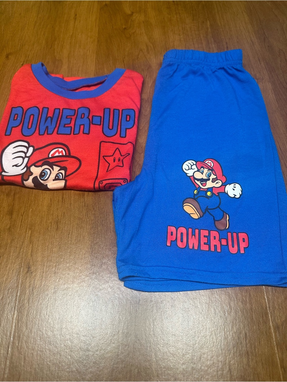 Nintendo 'Power-Up' Kids Pajama Set - Red & Blue